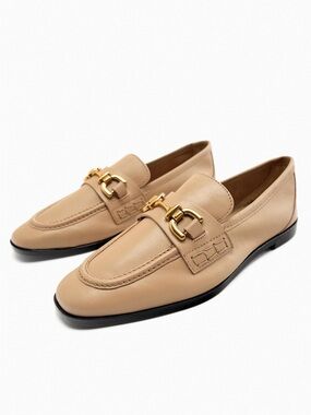 ZARA LEATHER LOAFERS size 6.5